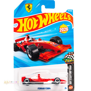 173号 FERRARI F2004 舒马赫法拉利F1 红色 风火轮 HW STARTING G