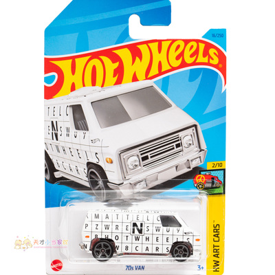 16号 70S VAN 白色 美泰风火轮 HW ART CARS系列23A