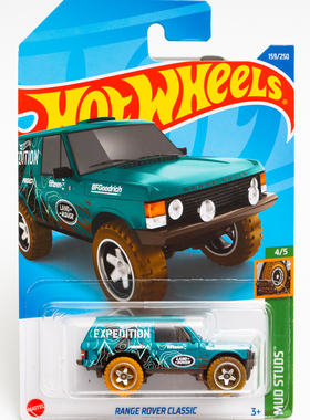 159号 RANGE ROVER CLASSIC 路虎 绿色 美泰风火轮 MUD STUDS系列