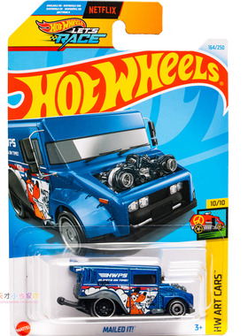 164号 MAILED IT 蓝色 风火轮 HW ART CARS系列24J
