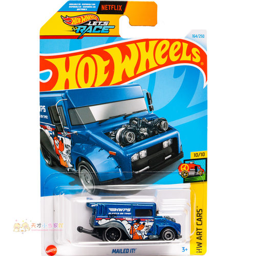 164号 MAILED IT 蓝色 风火轮 HW ART CARS系列24J