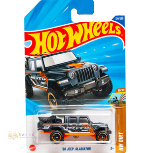 (不退换)超宝130号 '20 JEEP GLADIATOR 黑色 风火轮25F