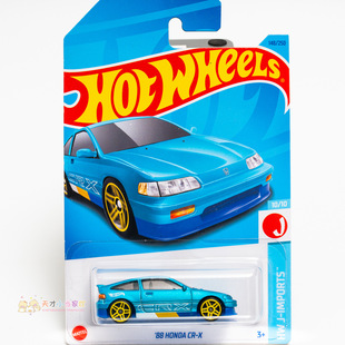 148号 '88 HONDA CR-X 本田 蓝色 美泰风火轮 HW J-IMPORTS系列23