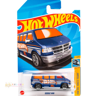 道奇 蓝色 RACE DODGE TEAM系列23B2 VAN 66号 美泰风火轮