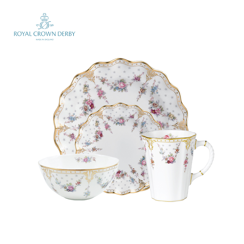 RoyalCrownDerby早餐套装骨瓷
