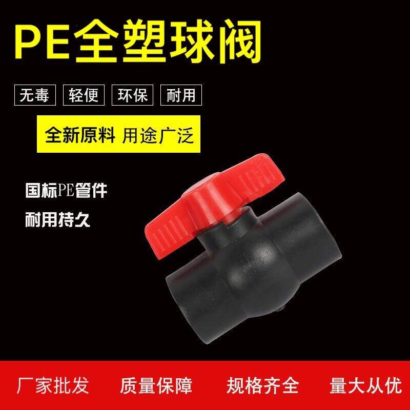pe水管热熔饮用水管配件4分 6分 1寸球阀开关2 02532阀门50 40 63