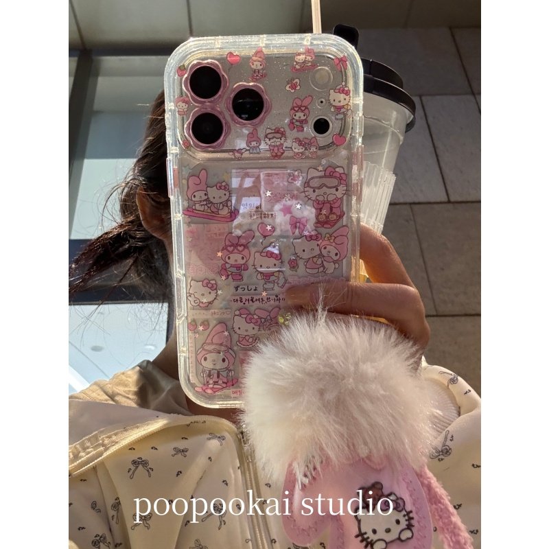 PooPookai可爱少女满屏粉色小羊猫咪适用于苹果16/17promax/iPhone15pro手机壳女款14全包防摔13保护套,3C数码配件,手机保护套/壳,淘宝优惠券,粉丝福利购,淘宝优惠卷