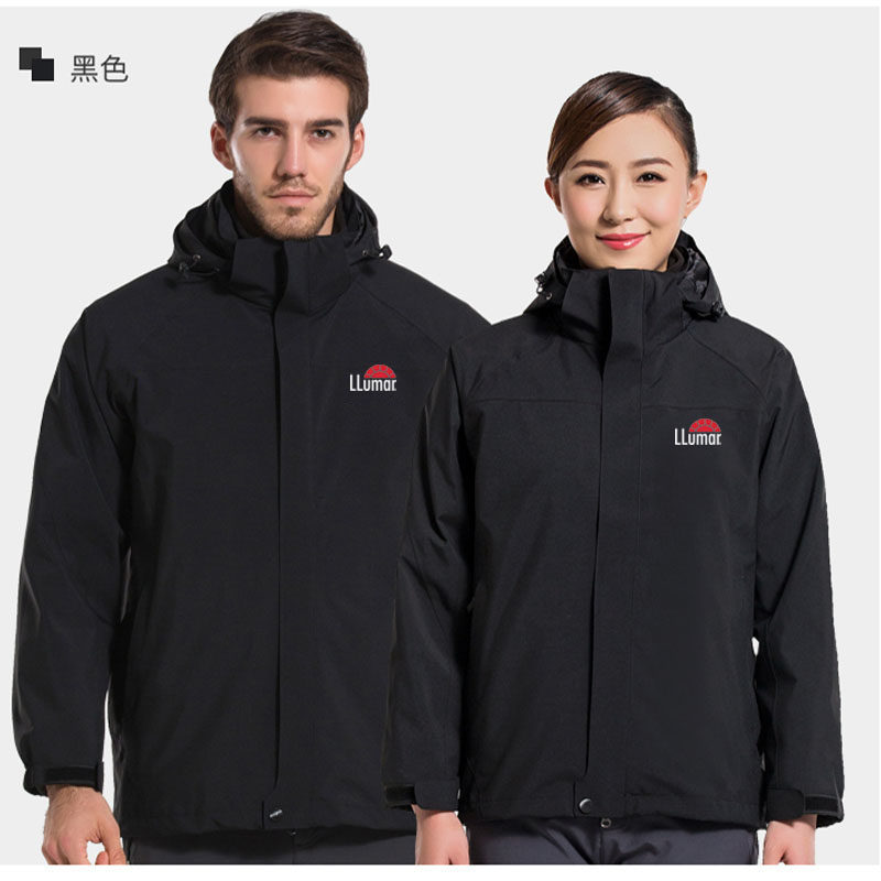 冲锋衣定制冬季龙膜3M工作服加厚保暖男女防风防水团队服印字logo