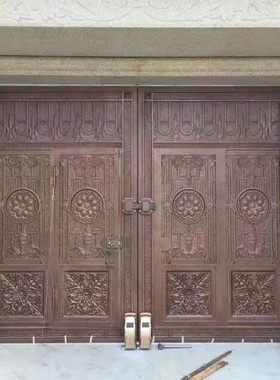 铸铝大门|铸铝门|庭院铸铝门|电动门