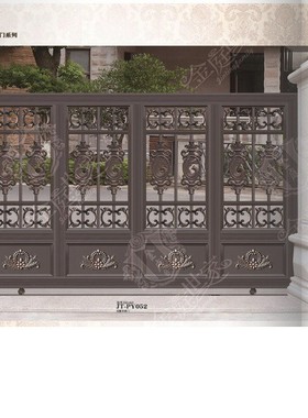 铝艺庭院门|铝艺栏杆|铝艺阳台栏杆|铝艺楼梯扶手|电动庭院门