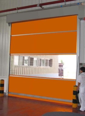 PVC快速卷帘门|工业门|工业快速卷帘门