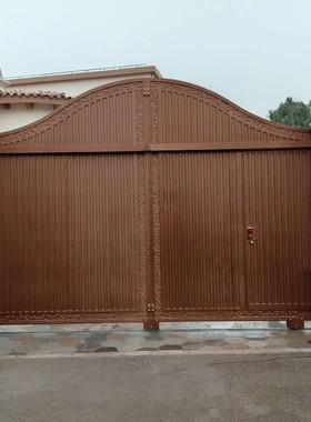 平移铸铝庭院门|别墅庭院铸铝大门|意大利耐氏平移铸铝门