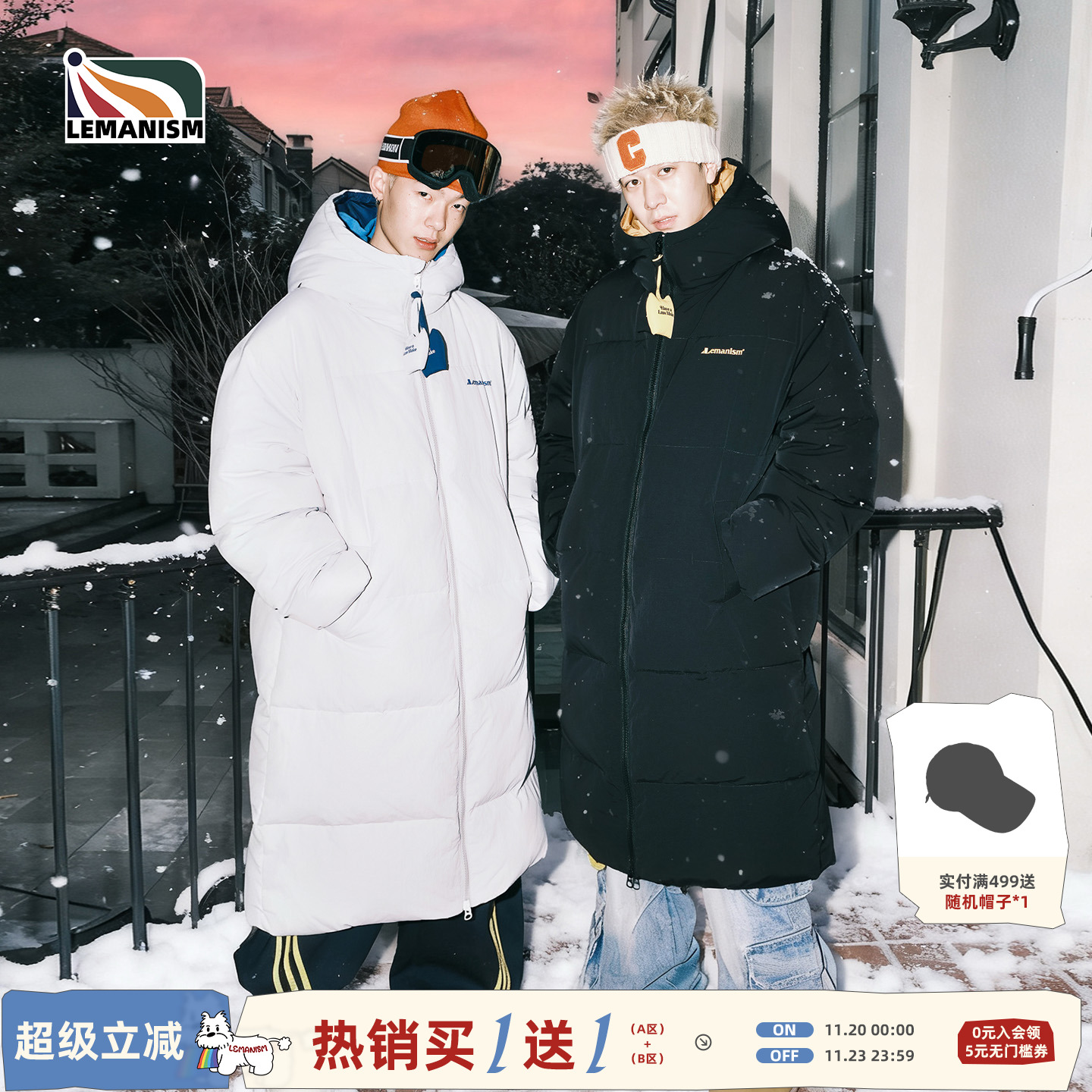 美式潮流长款棉衣情侣面包服外套