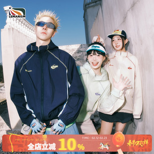 lemanism美式潮流UPF50+哈苏线防晒衣夹克男2026新款情侣款外套女