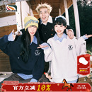 潮牌 2025春秋情侣款 lemanism条纹拼接假两件翻领卫衣男长袖 POLO衫