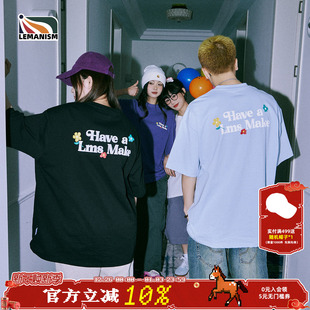 潮牌270g重磅纯棉半袖 男夏季 情侣体恤女 LemanismT恤短袖 明星同款