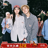 lemanism腊肠狗格子衬衫 寸衣防晒衬衣女 短袖 男长袖 2025春秋情侣款