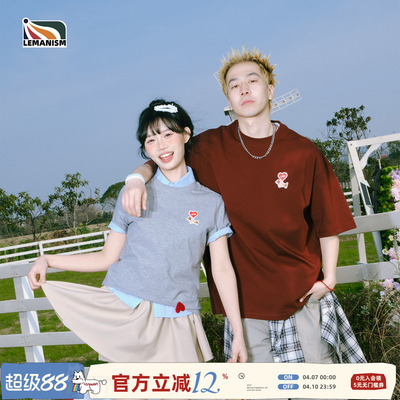 气球腊肠狗短袖T恤男情侣款半袖