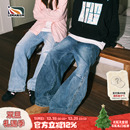 宽松裤 男2025春秋直筒休闲长裤 子情侣 复古弯刀牛仔裤 lemanism美式