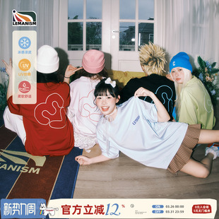 情侣款 lemanism美式 2026夏季 T恤男款 体恤女 潮牌260g重磅凉感短袖