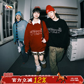 潮流钉珠马海毛毛衣针织衫 男2025冬季 情侣款 lemanism美式 新款 上衣