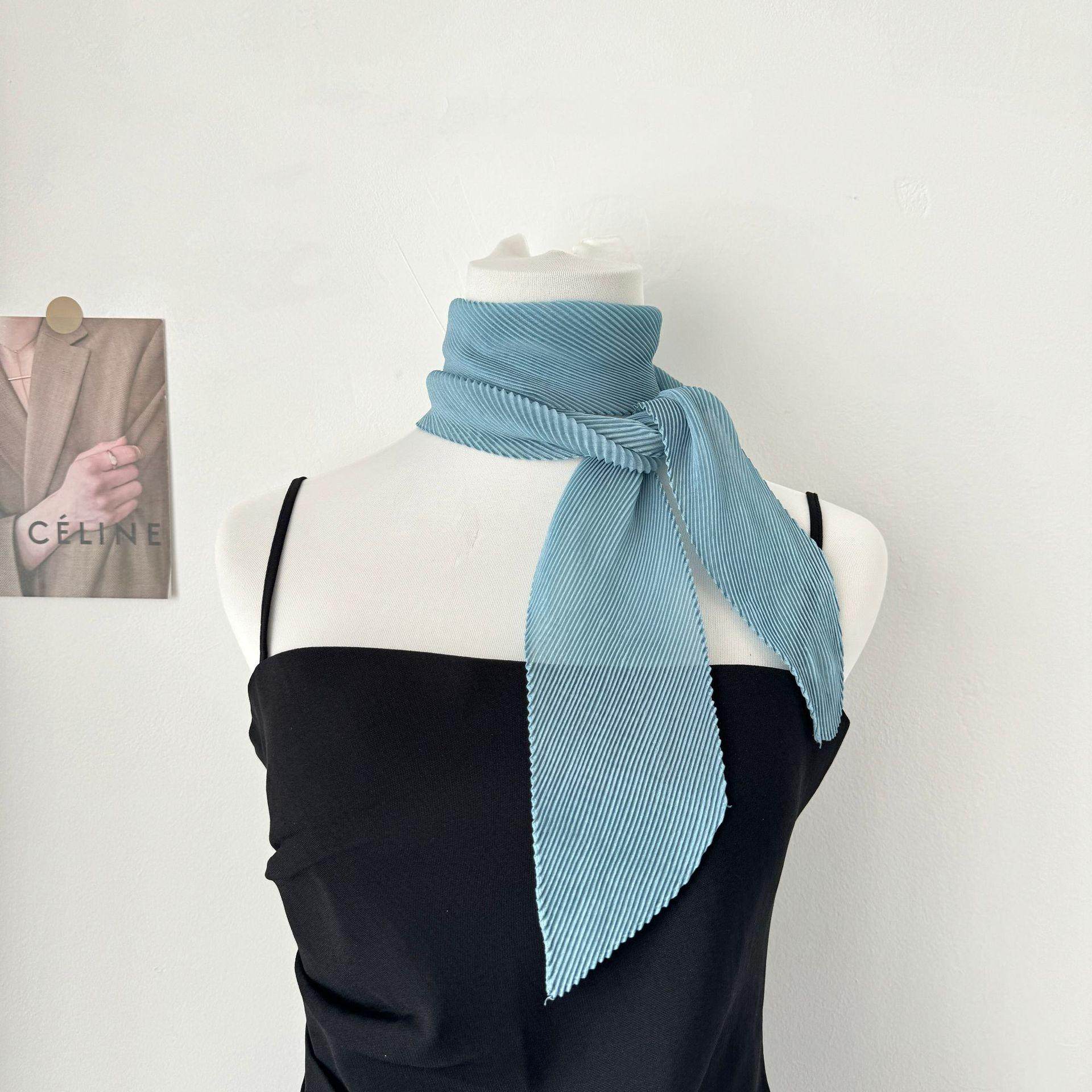 韩版纯色小方巾女素色夏天轻薄款丝巾百搭职业春秋季围巾装饰围脖,服饰配件/皮带/帽子/围巾,围巾/丝巾/披肩,淘宝优惠券,粉丝福利购,淘宝优惠卷