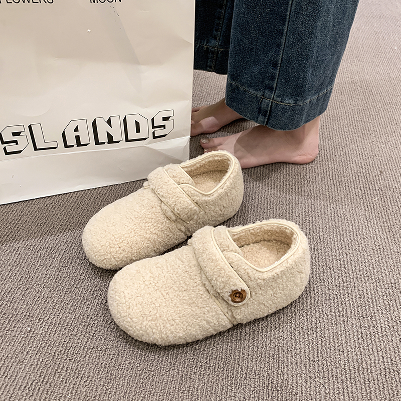 时髦内增高5cm小个子魔术贴加绒