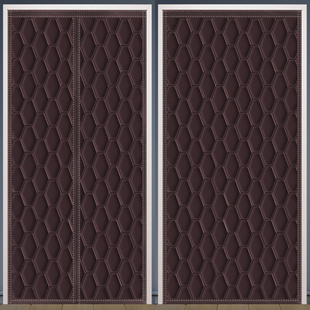 加厚家用棉门帘冬季 保暖防风遮挡帘磁吸卧室保温出租屋隔音隔断帘