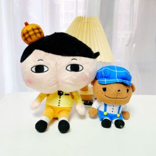 屁桃屁屁侦探魔性毛绒公仔玩具小狗布朗屁屁手偶玩具 儿童绘本