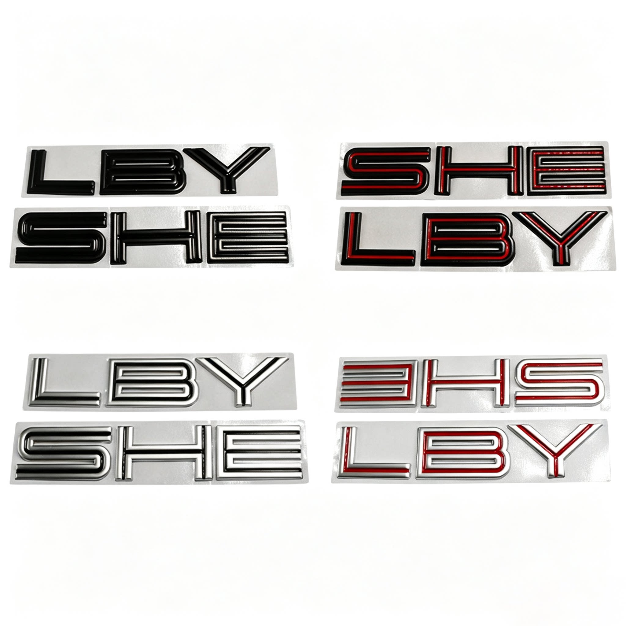 适用于福特野马SHELBY英文机头盖车标眼镜蛇GT改装个性3D立体车贴