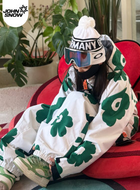 John snow滑雪服女款单板防水防风防寒保暖加厚滑雪衣裤套装新款