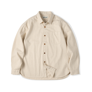 NATIVEWELL长袖衬衫磨毛温暖舒适柔软日本面料