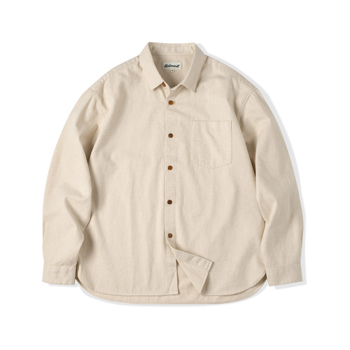 NATIVEWELL长袖衬衫磨毛温暖舒适柔软日本面料