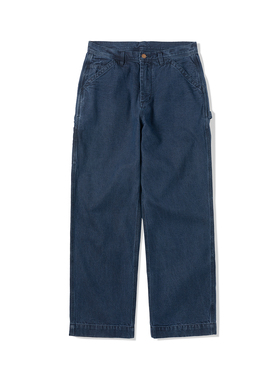 NATIVEWELL重水洗工装长裤直筒画家裤双染美国conedenim面料