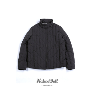 NATIVEWELL城市通勤薄款羽绒服立领男士拉链