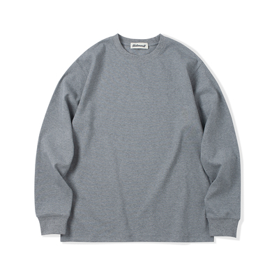 NATIVEWELL圆领长绒棉弹力长袖T恤tee柔软亲肤抗皱打底