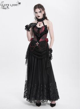 EVA LAYD 爱心形花朵哥特束身衣网纱下摆女夏季【ECST00901/02】