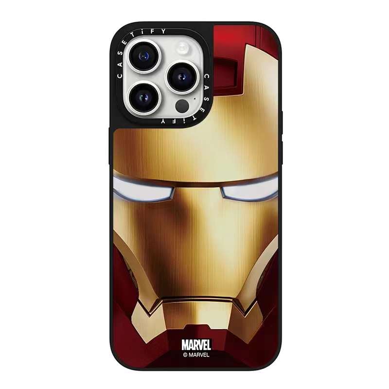 CASETi联名MARVEL漫威IRONMAN钢铁侠15ProMax适用于苹果IPhone14pro/13/12/11/潮牌防摔保护苹果手机壳