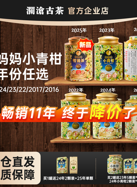 澜沧古茶妈妈小青柑普洱茶250g 澜沧古茶新会小青桔6年份选