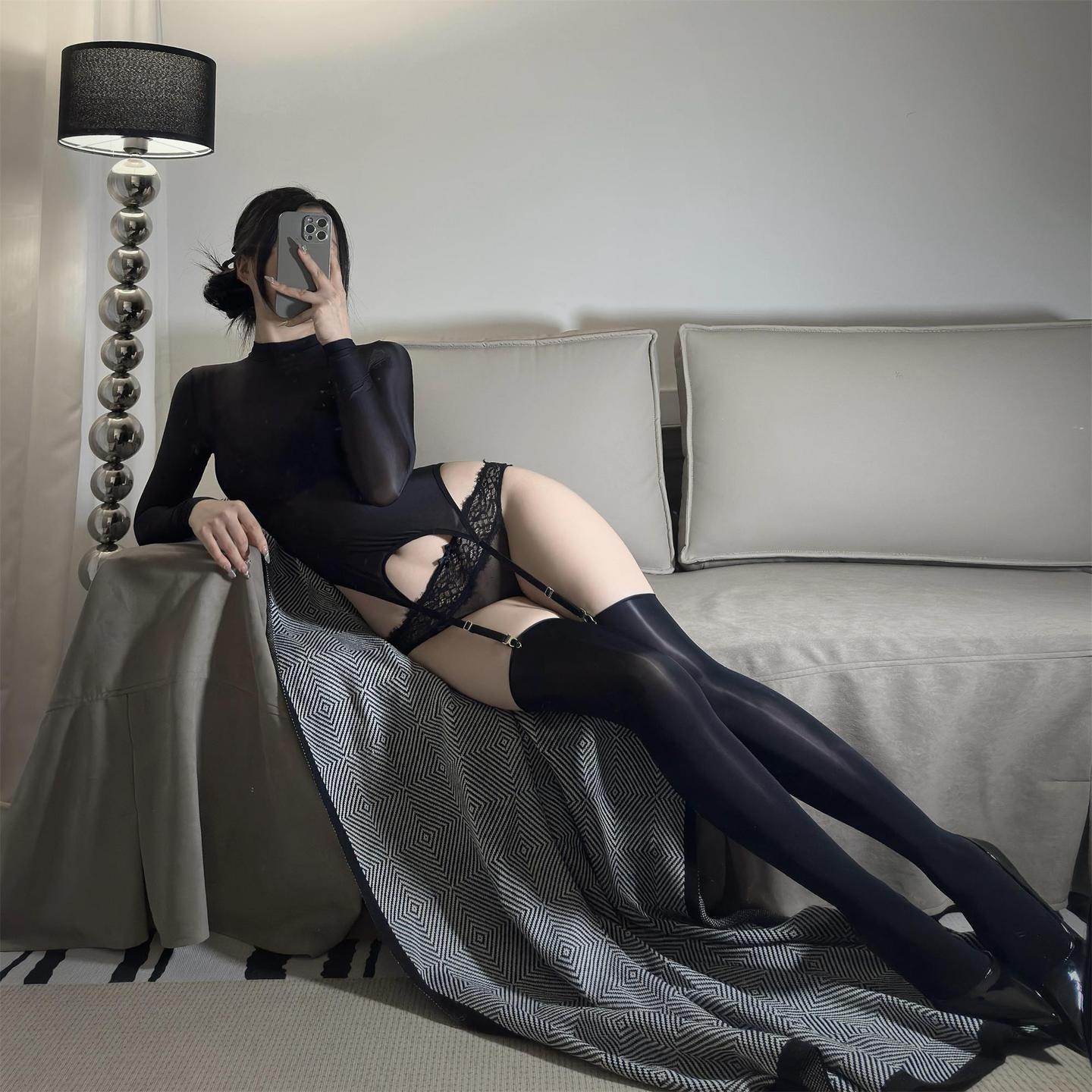 解构式连体衣情趣丝袜女性感