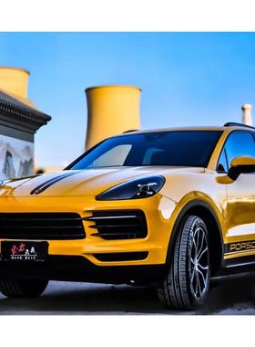 保时捷cayenne卡宴车贴拉花 panamera个性运动车身侧裙贴纸机盖贴