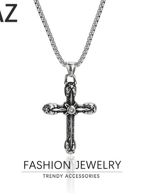 不掉色钛钢项链轻奢小众嘻哈配饰