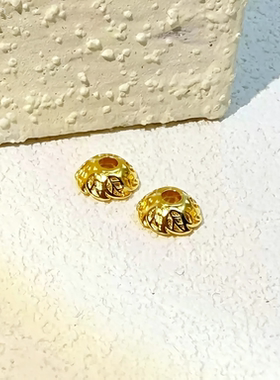 金包银实心花瓣隔片配件