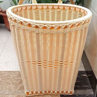 背篓背篼纯手工编织藤条塑钢带编织结实好看背篓家用农村藤编成人