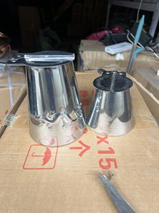 不锈钢铜火锅压火帽火力调节火锅帽拔火筒拔火帽加厚铜火锅烟囱盖