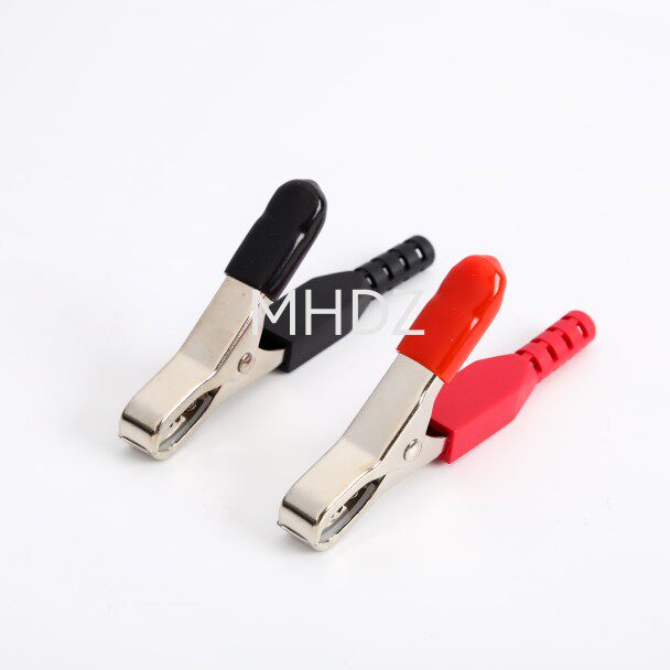 MH46k铁镀镍镀铜加厚检测仪专用夹子50A汽车夹测试夹放电夹蓄电池