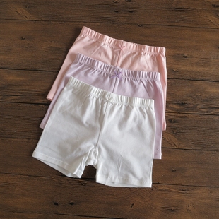 女童单穿安全裤平角裤三分裤防走光中大童平角A类不夹PP打底内裤