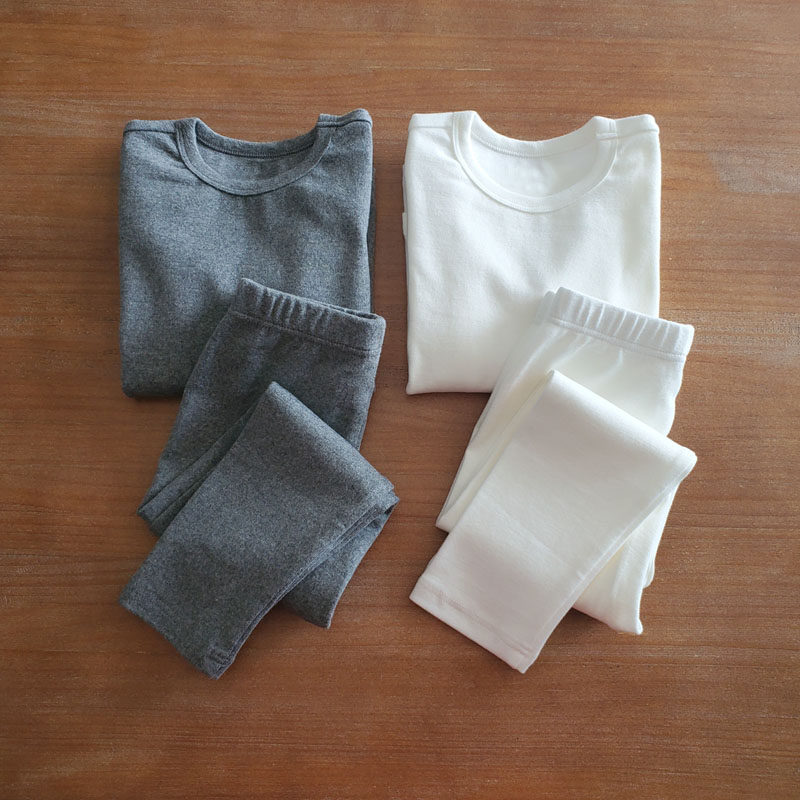 儿童秋冬保暖内衣套装男女中大童成人纯棉白黑色中领打底秋衣秋裤,童装/婴儿装/亲子装,内衣套装,淘宝优惠券,粉丝福利购,淘宝优惠卷