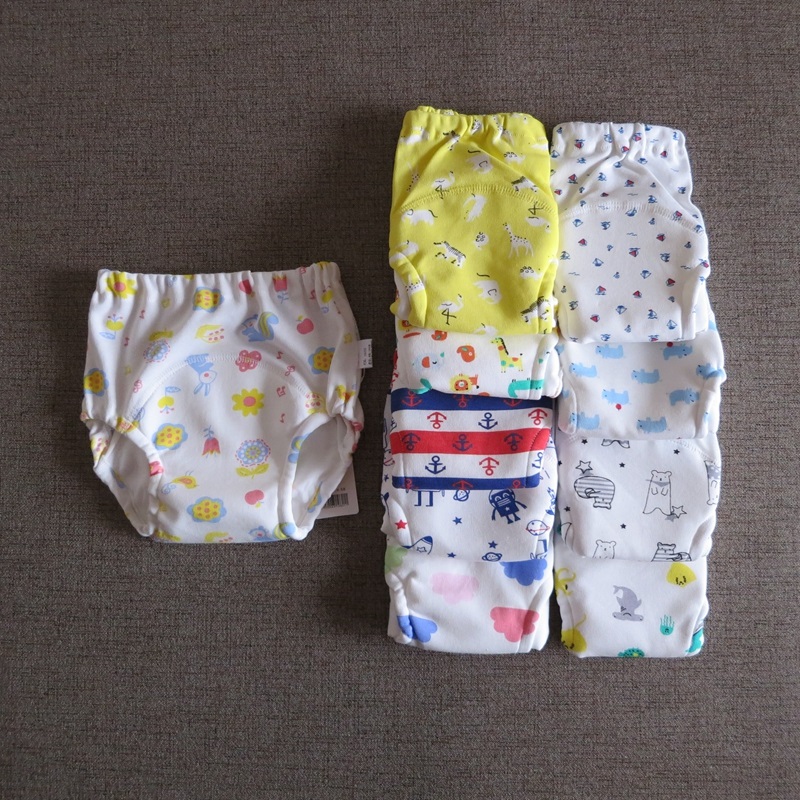 宝宝学习裤纯棉透气无荧光四层纱布儿童尿布兜婴幼儿隔尿裤训练裤