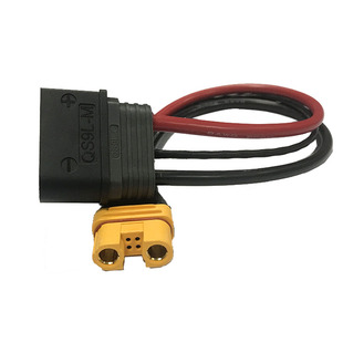 AS150U母头转QS9L公头8AWG35CM带信号线植保机充电器转接线连接线